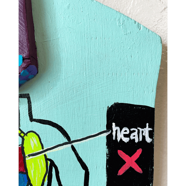 "Untitled (Heart)" - Assemblage